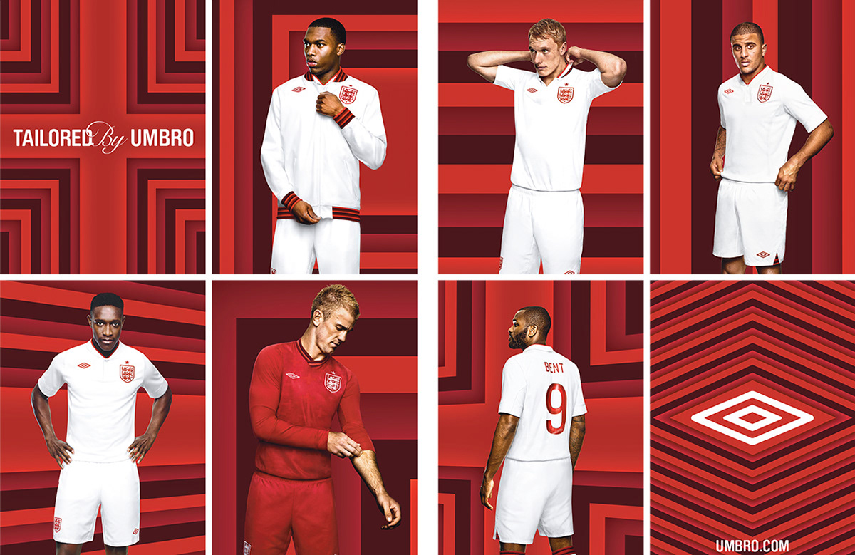 2012 England Soccer Home Kit