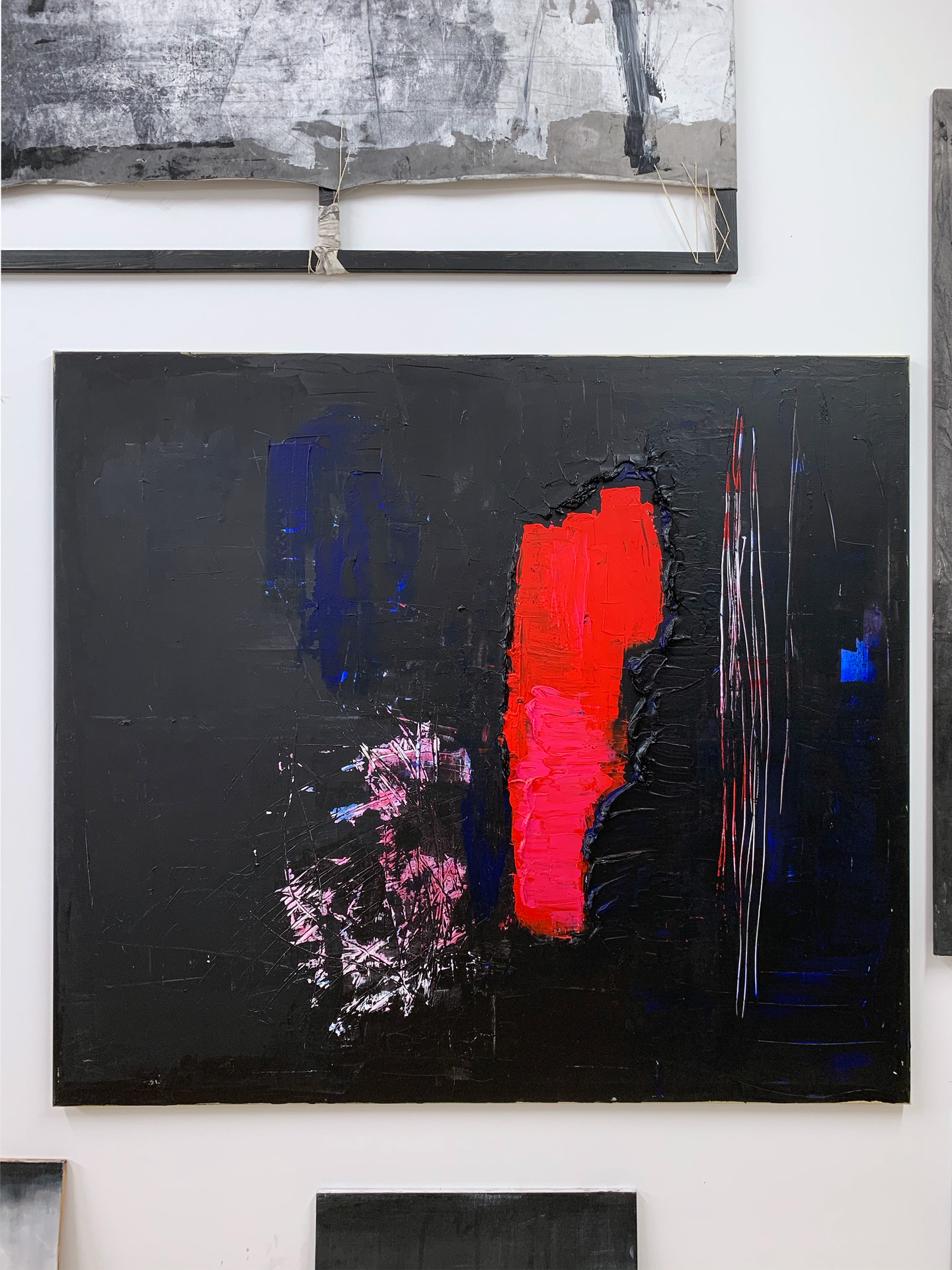 Inside My Head (And Then). Acrylic on Canvas. 160x150cm