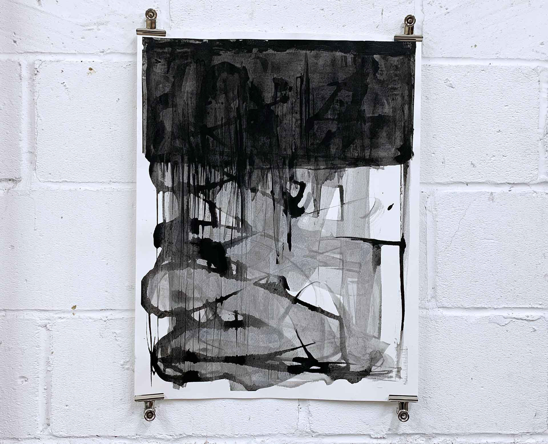 Acrylic on heavy paper