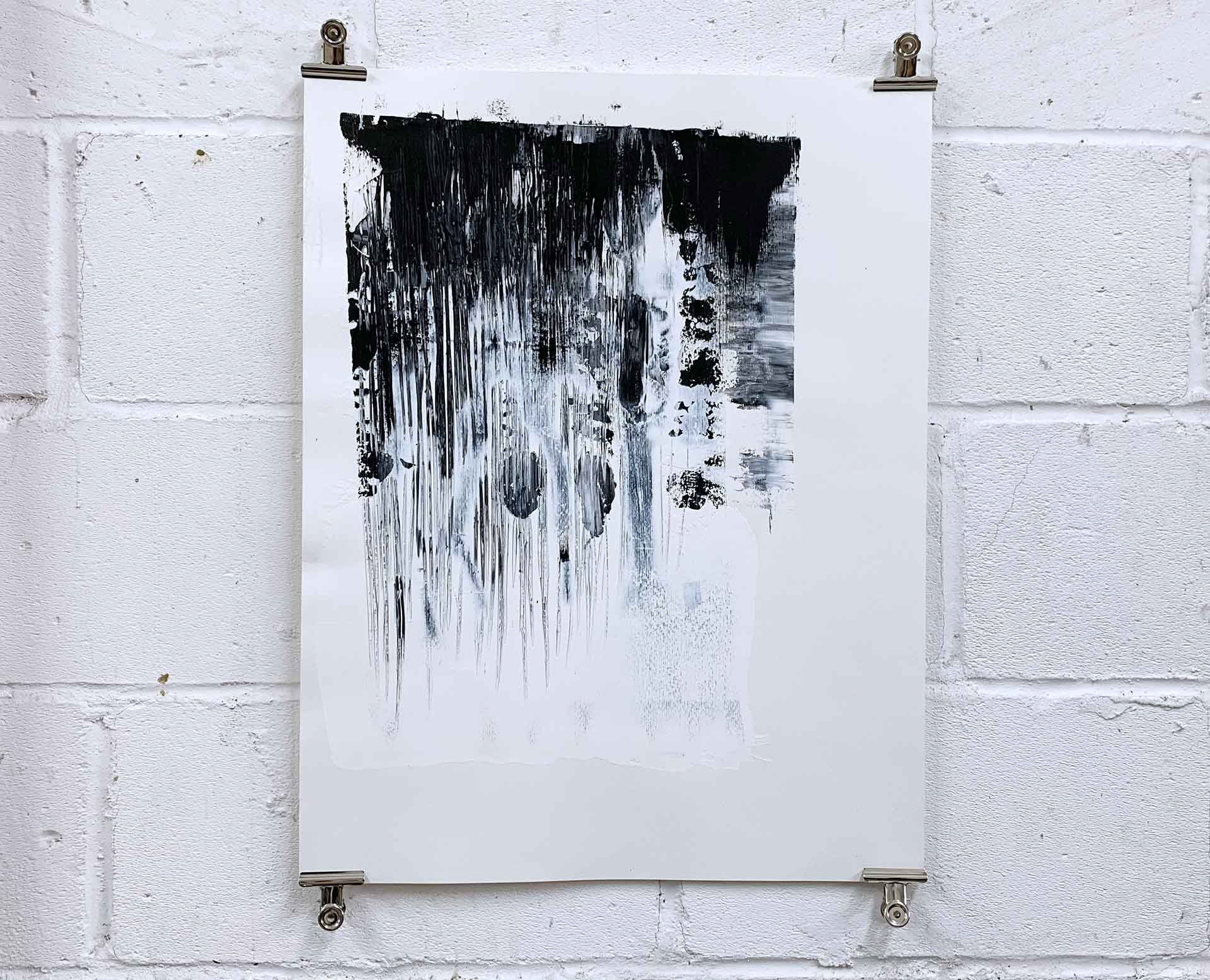 Acrylic on heavy paper