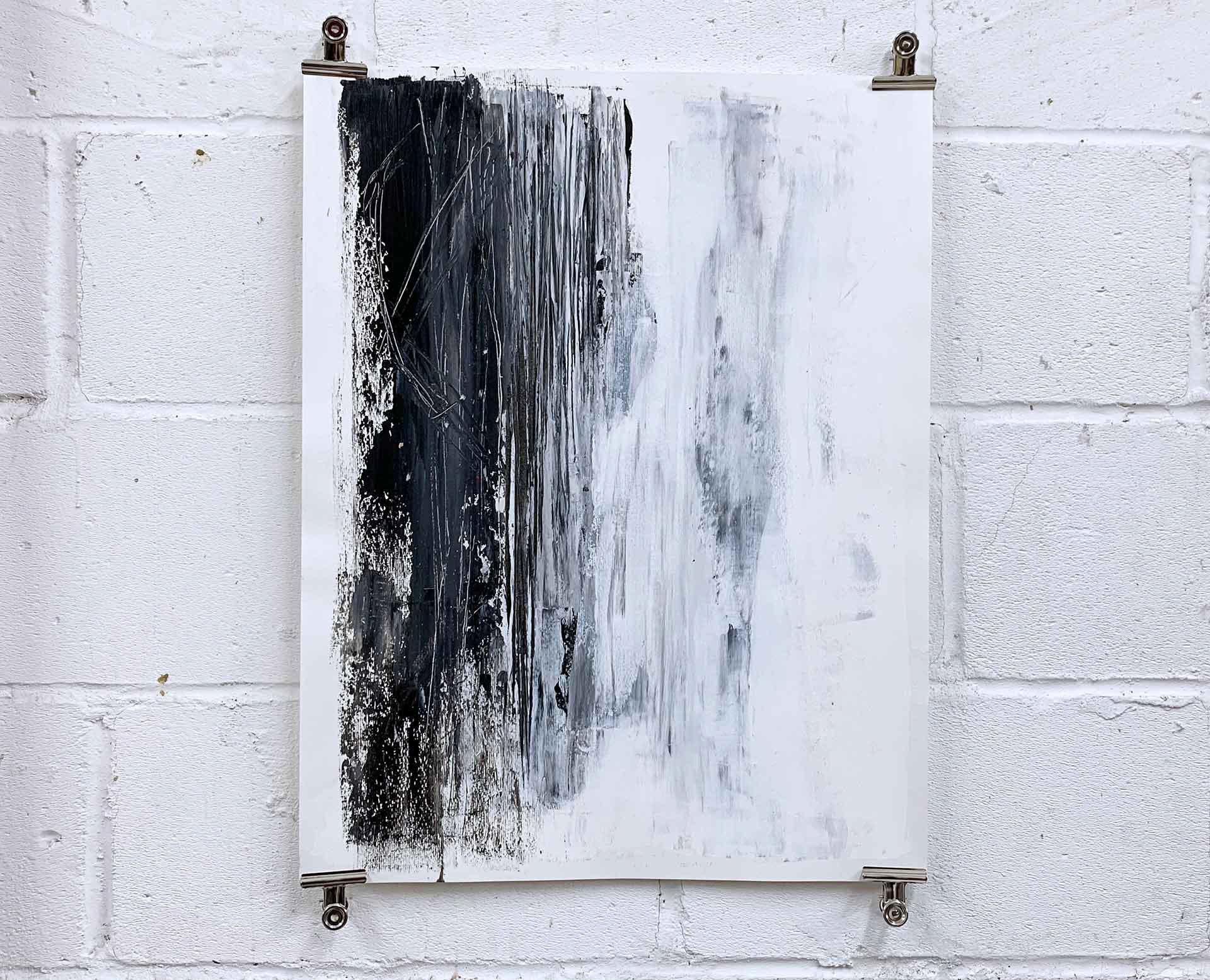 Acrylic on heavy paper