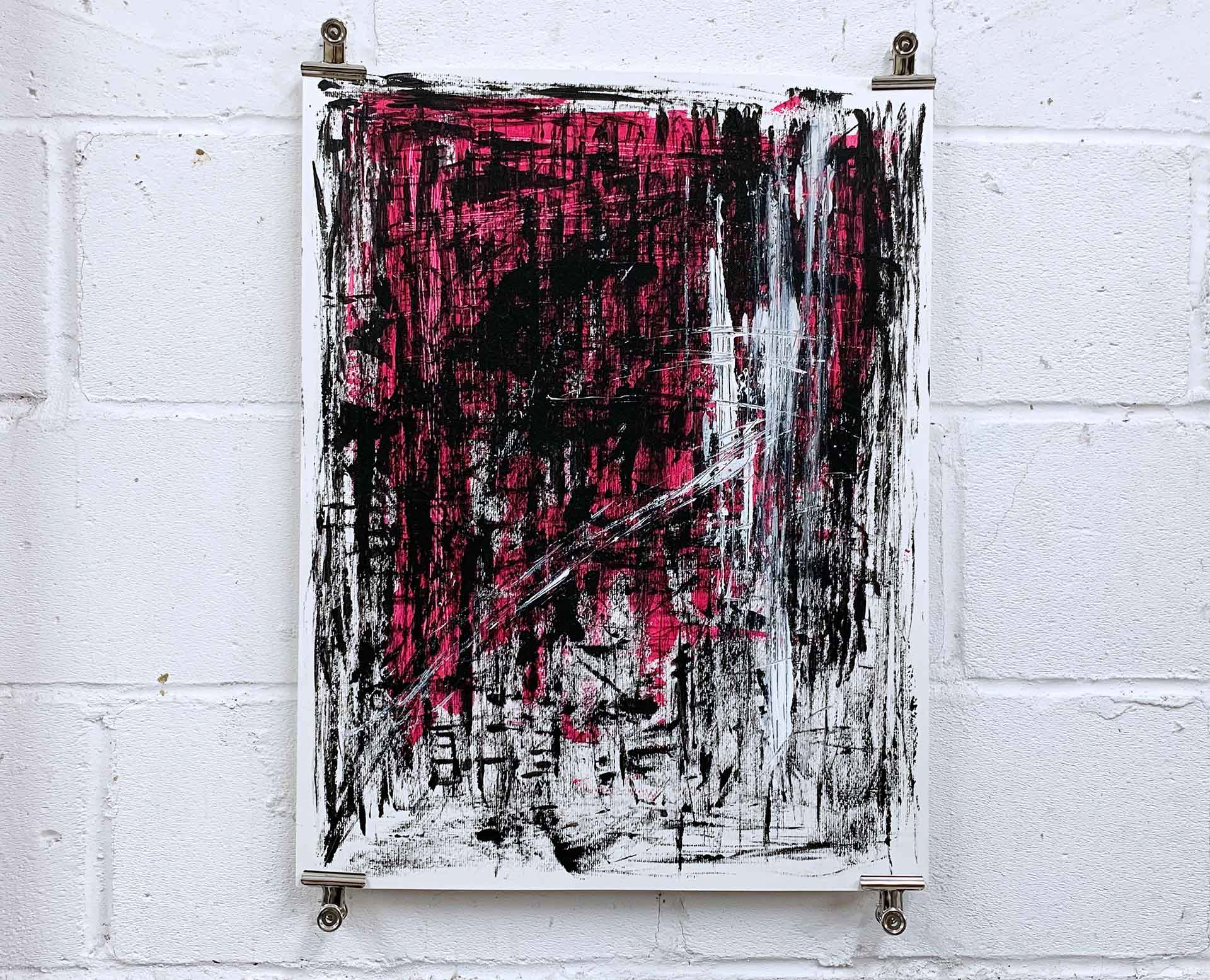 Acrylic, on heavy paper