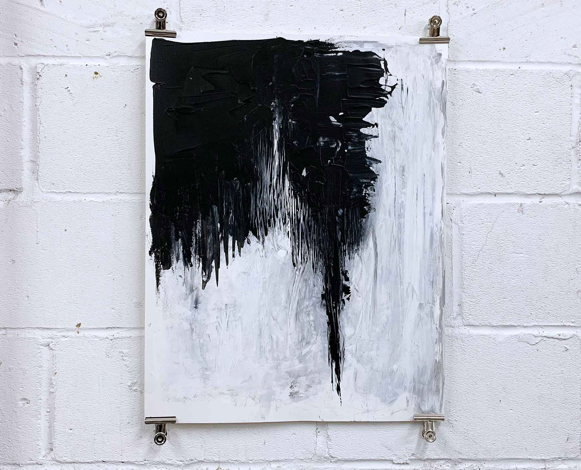 Acrylic on heavy paper