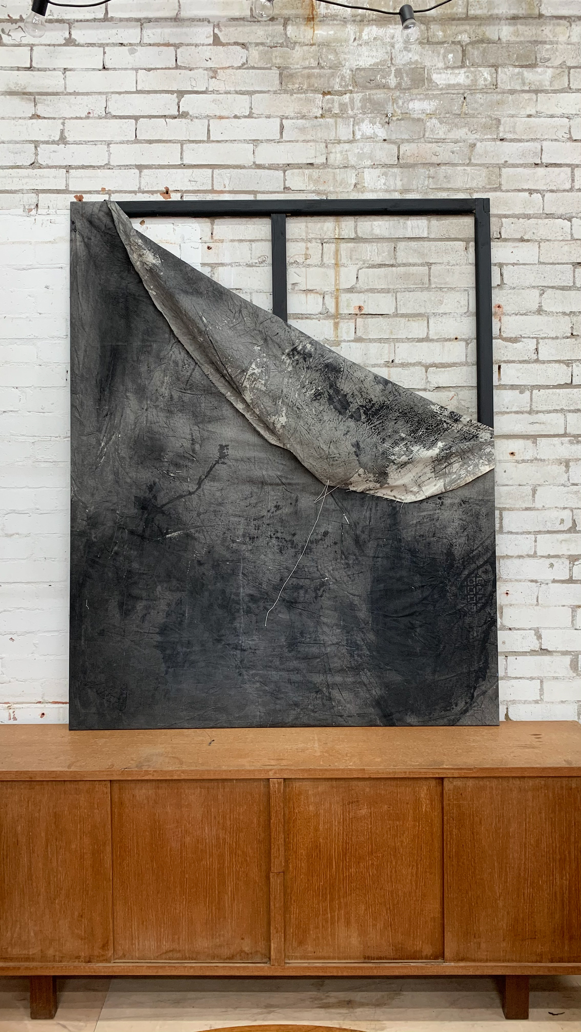 Experiment of Indifference #3. Acrylic on canvas. 130 x 162 x 2cm.