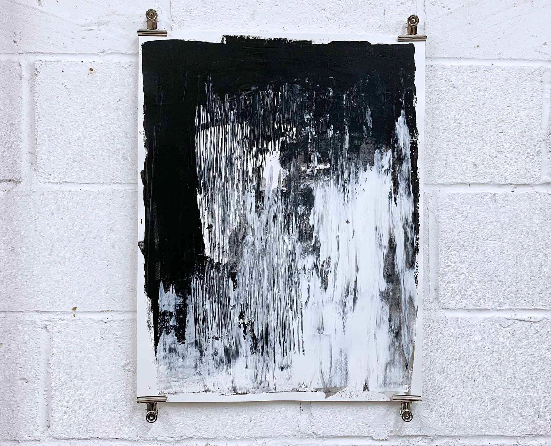 Acrylic on heavy paper