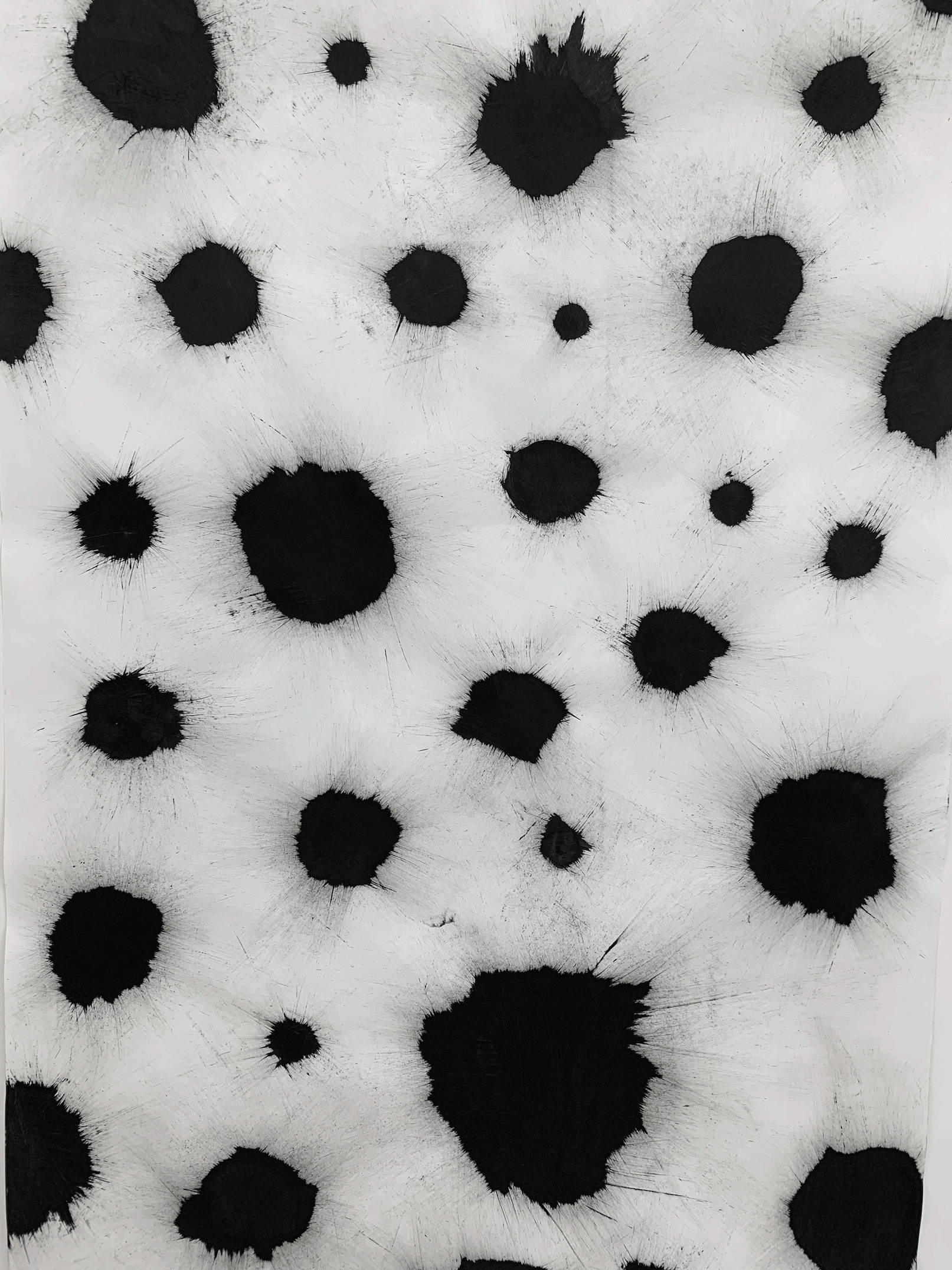 Space. Acrylic on plotter paper. 170 x 120cm (NOT FOR SALE)