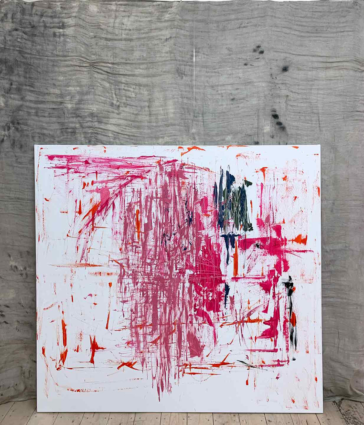 Memories of Sakura #2. Acrylic on Canvas 160x150cm