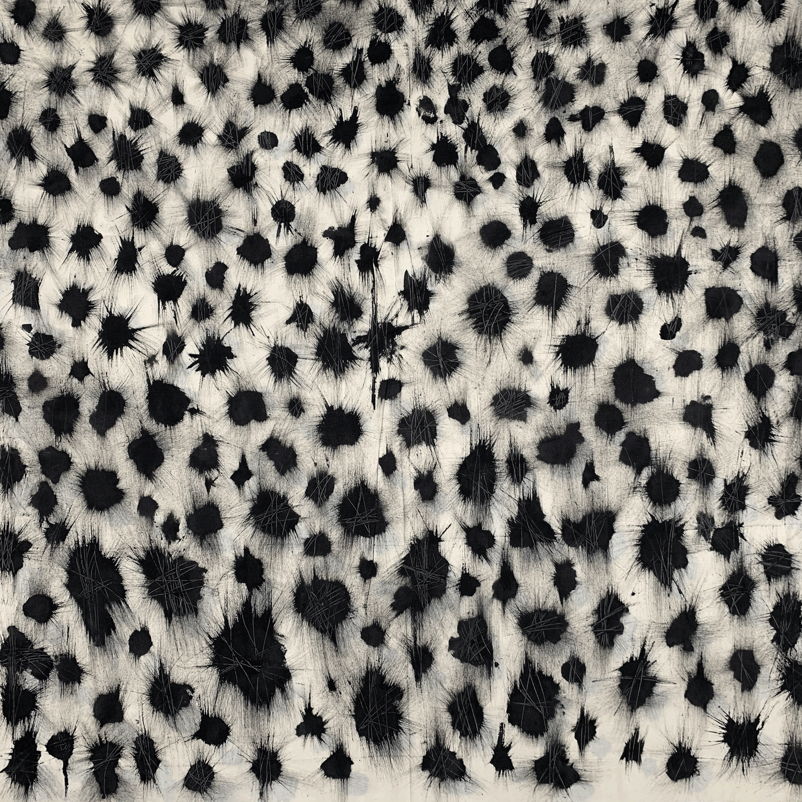 Thistle #1. Acrylic on Canvas.  170 x 150 x 3cm (NOT FOR SALE)