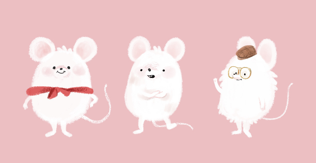 Sketches for 'The micity', my personal illustration project