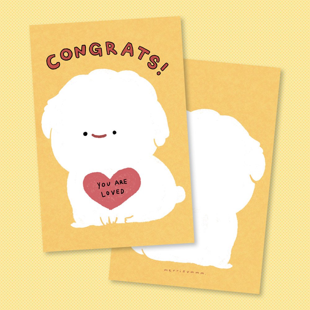 You are loved postcard