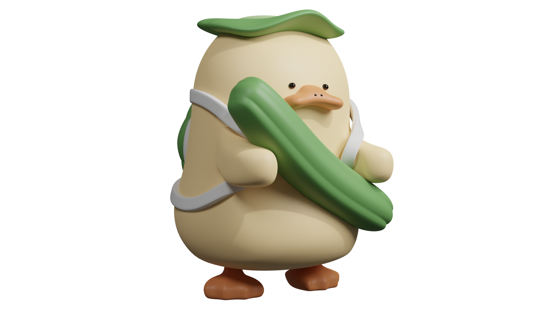 Charlie the duck (3D Model by Purich Thavornkij)