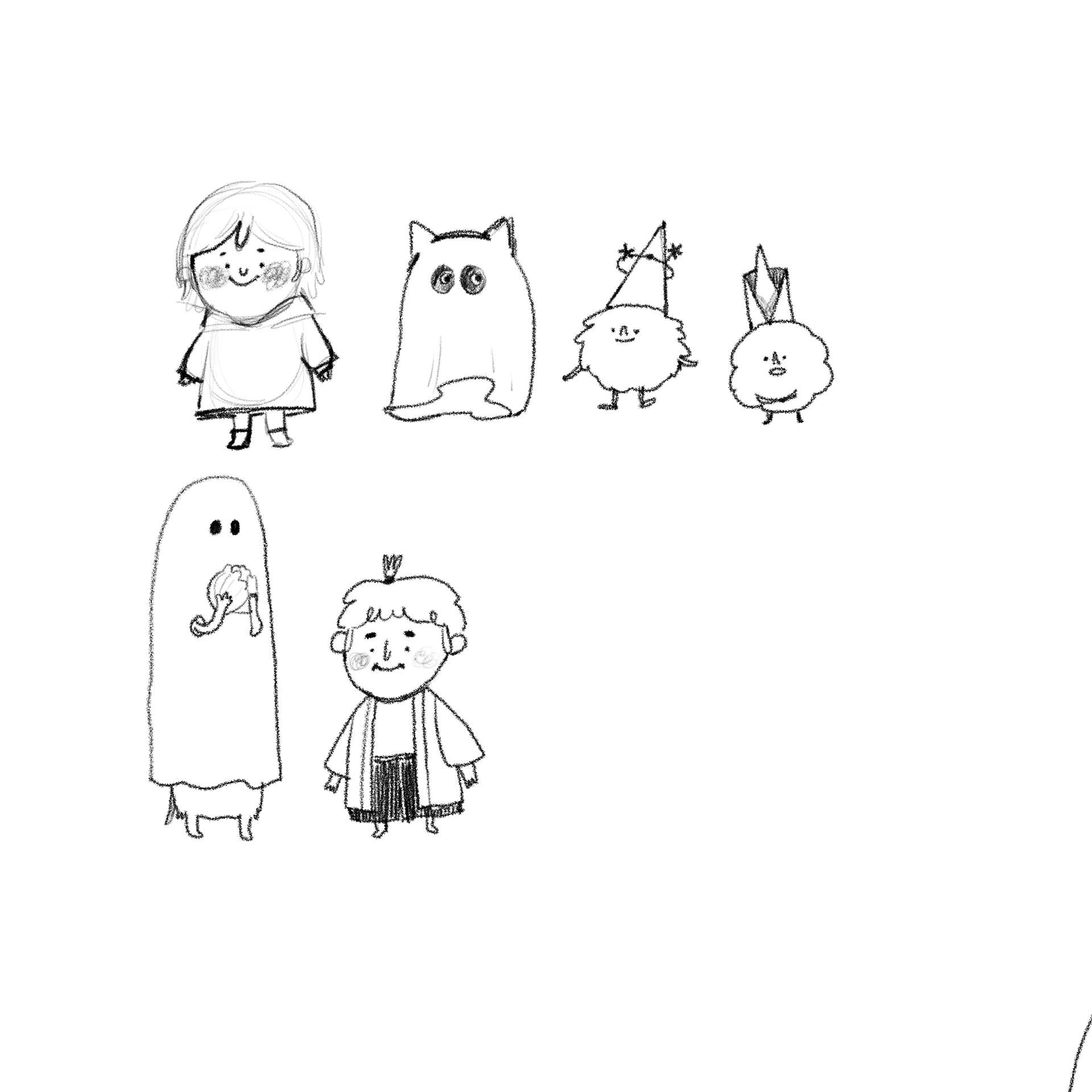 Sketches for Thumby world (2021-present)