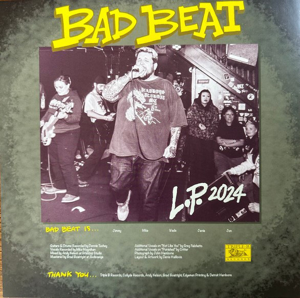 Bad Beat LP Insert