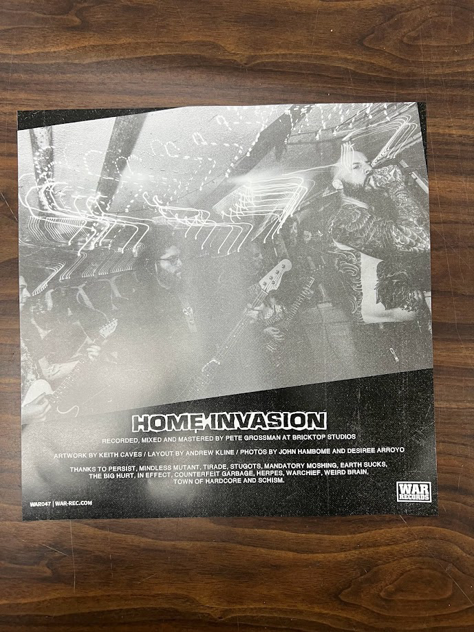 Home Invasion LP Insert