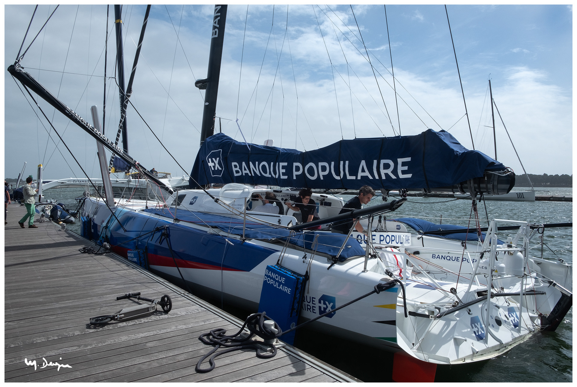 IMOCA 60 Banque Populaire - Bravo Clarisse Crémer!