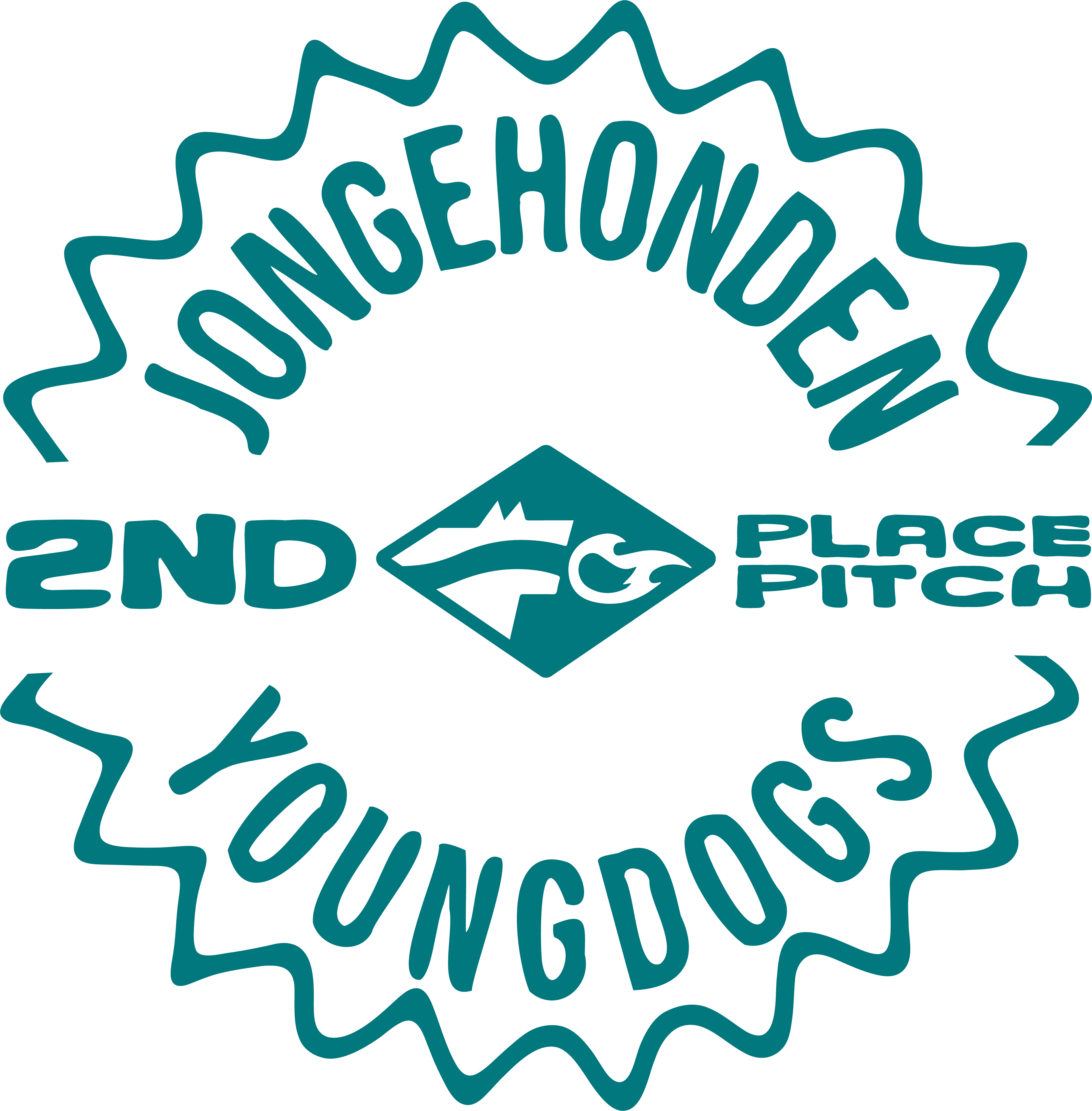 Jongehonden Youngdogs second place pitch medal