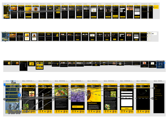 High-fidelity prototype of phone, tablet, desktop and mobile app