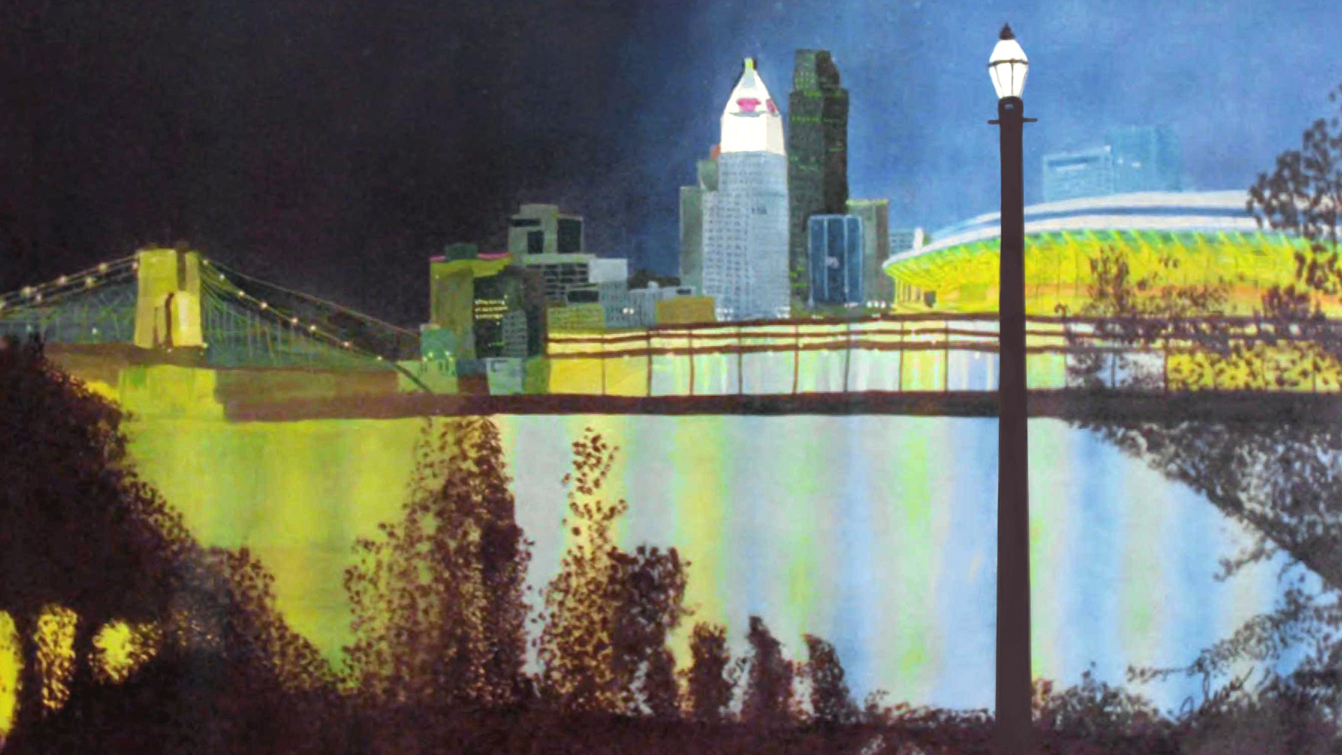 Cincinnati Skyline | Personal Project no frame