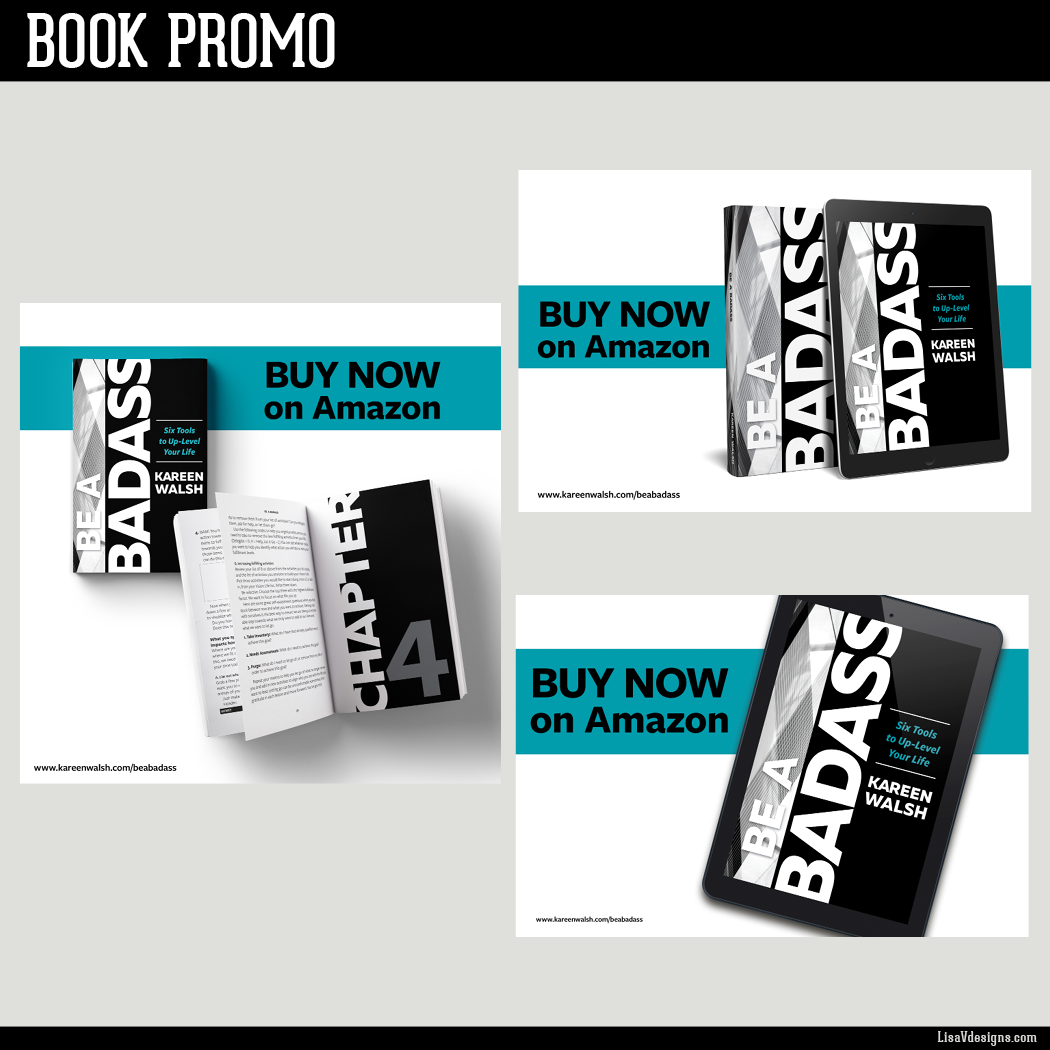 Book promotional graphics