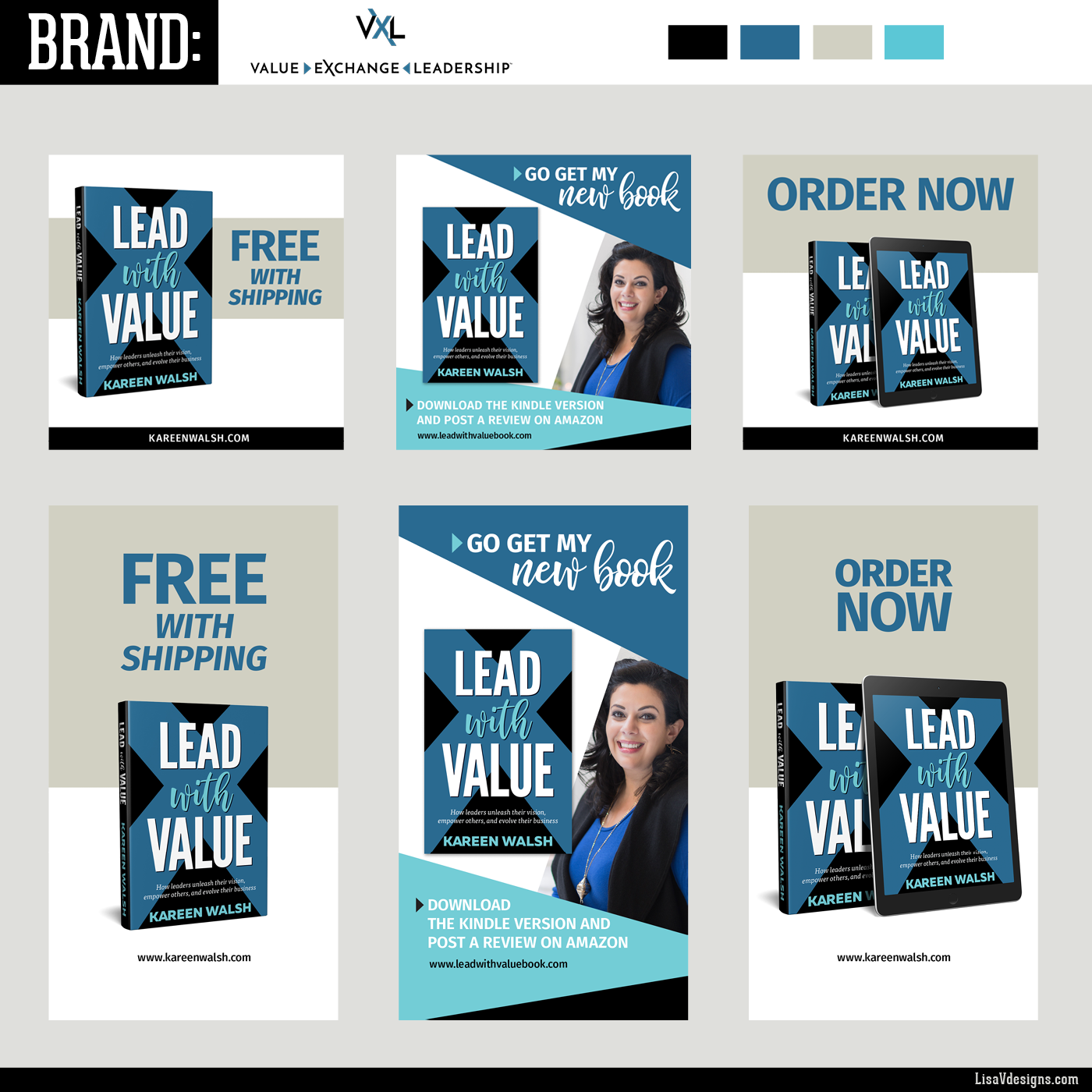 Book promotional graphics