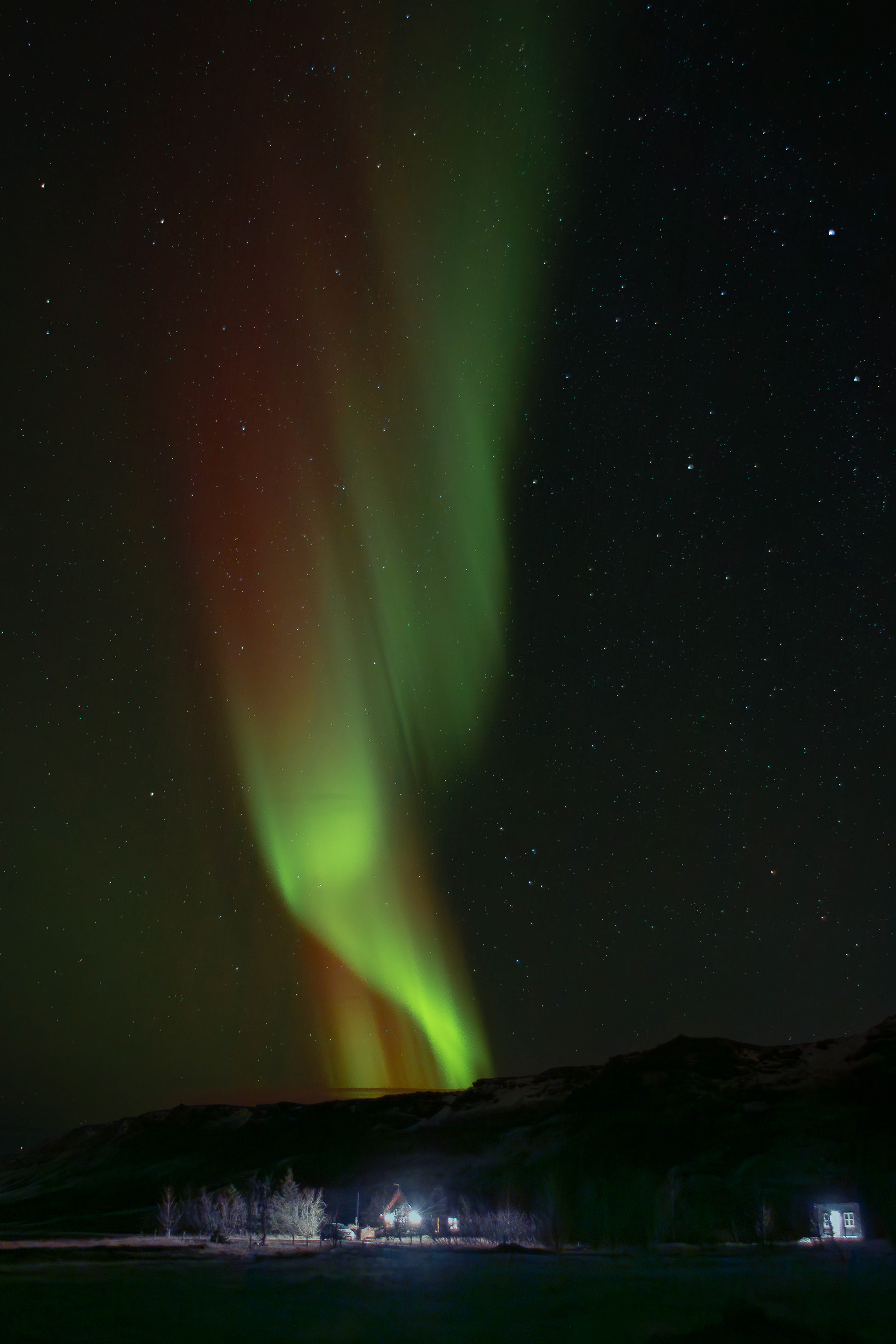 'Auroras Sky' hveragerði, Anessysla Iceland.