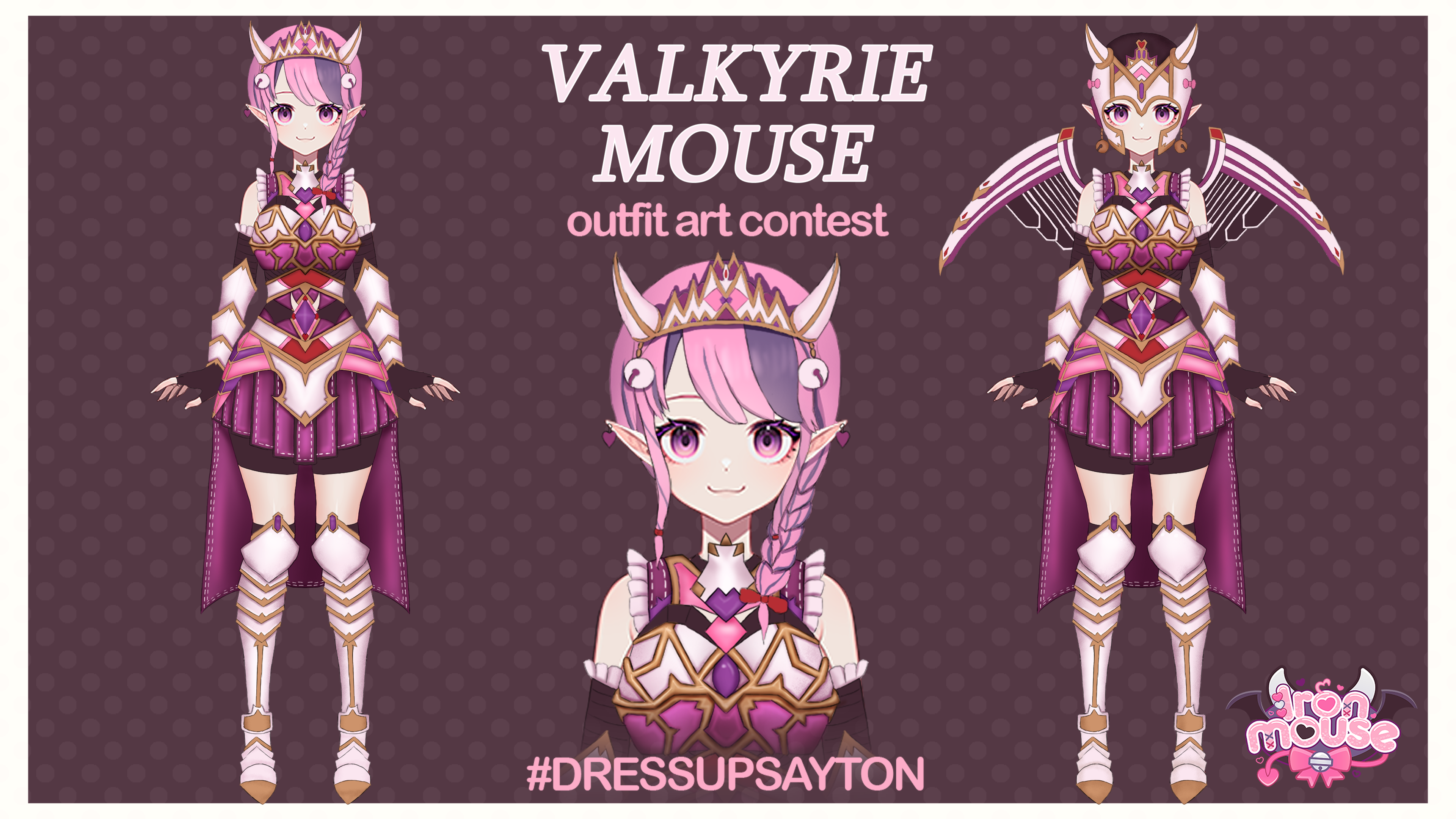Ironmouse Outfit Contest Valkyriemouse
