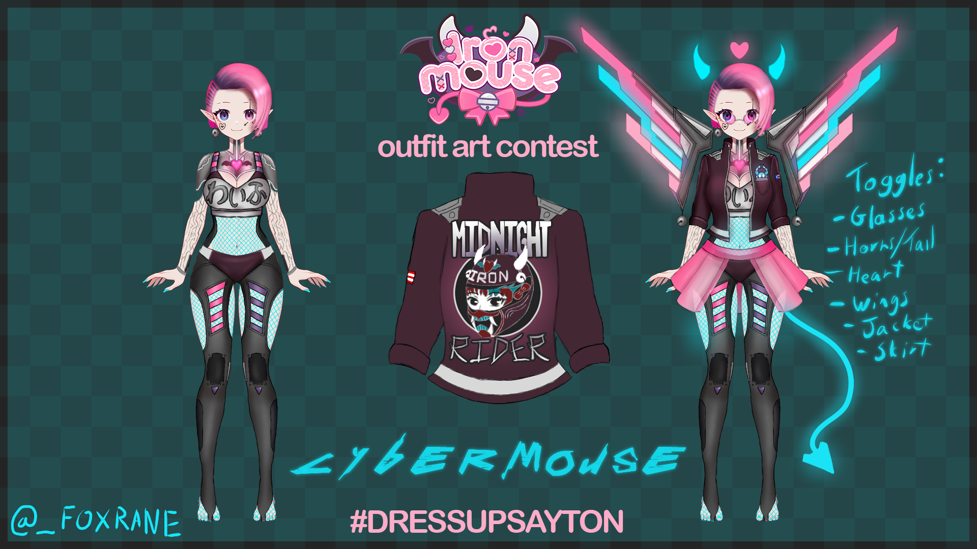 Ironmouse Outfit Contest Cybermouse