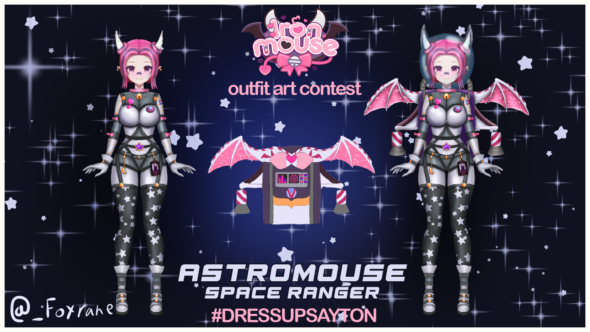 Ironmouse Outfit Contest Astromouse
