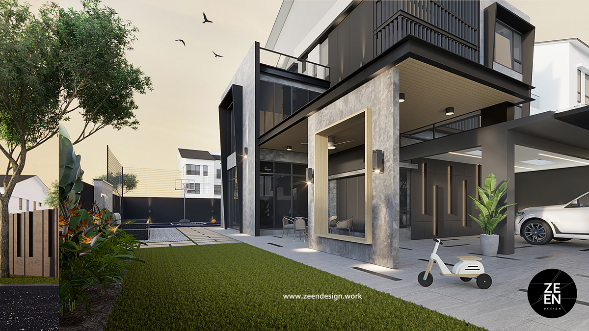 Zeen Design Modern Industrial Exterior Design