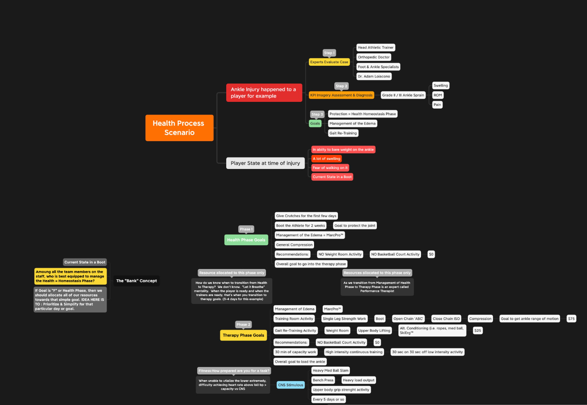 Health Process Scenario- Ankle Injury