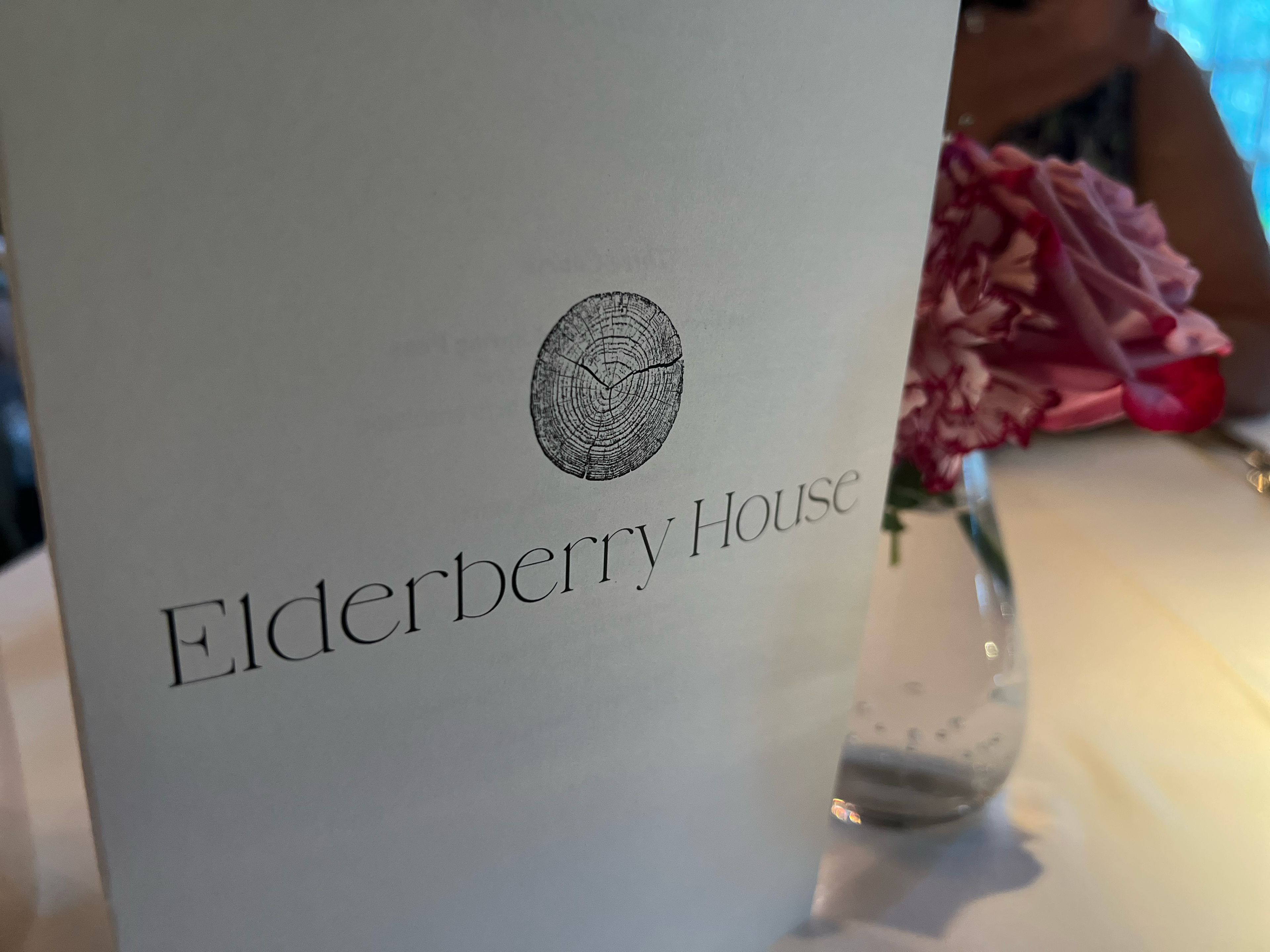 Logo Design used on the menu at the table