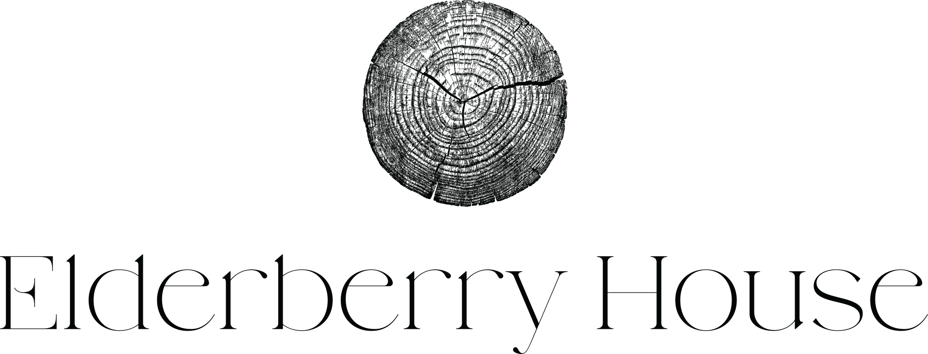 Logo Design, The Elderberry House Fine Dining Restaurant, Château du Sureau in Oakhurst, California