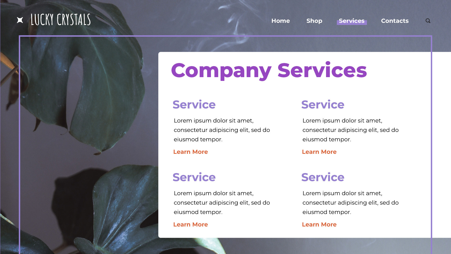 Brand Website Contact Page Design