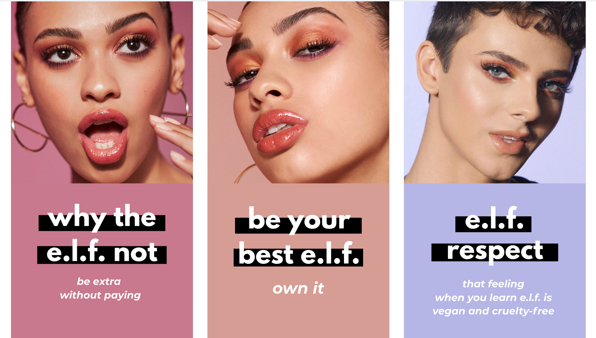 e.l.f. Cosmetics - Digital Ad Concept
