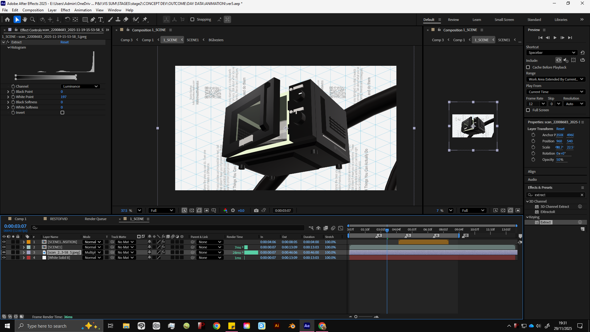 Editing Scene 1 (2)