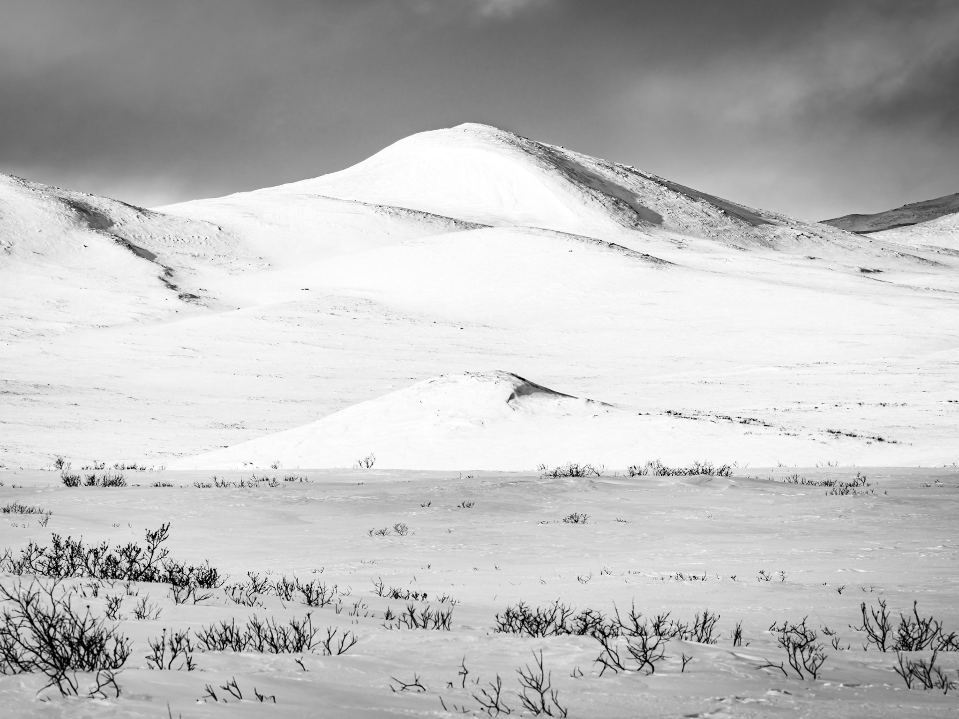 Hallingskarvet/Winter (Available from NOK 9000, depending on size and print material*)