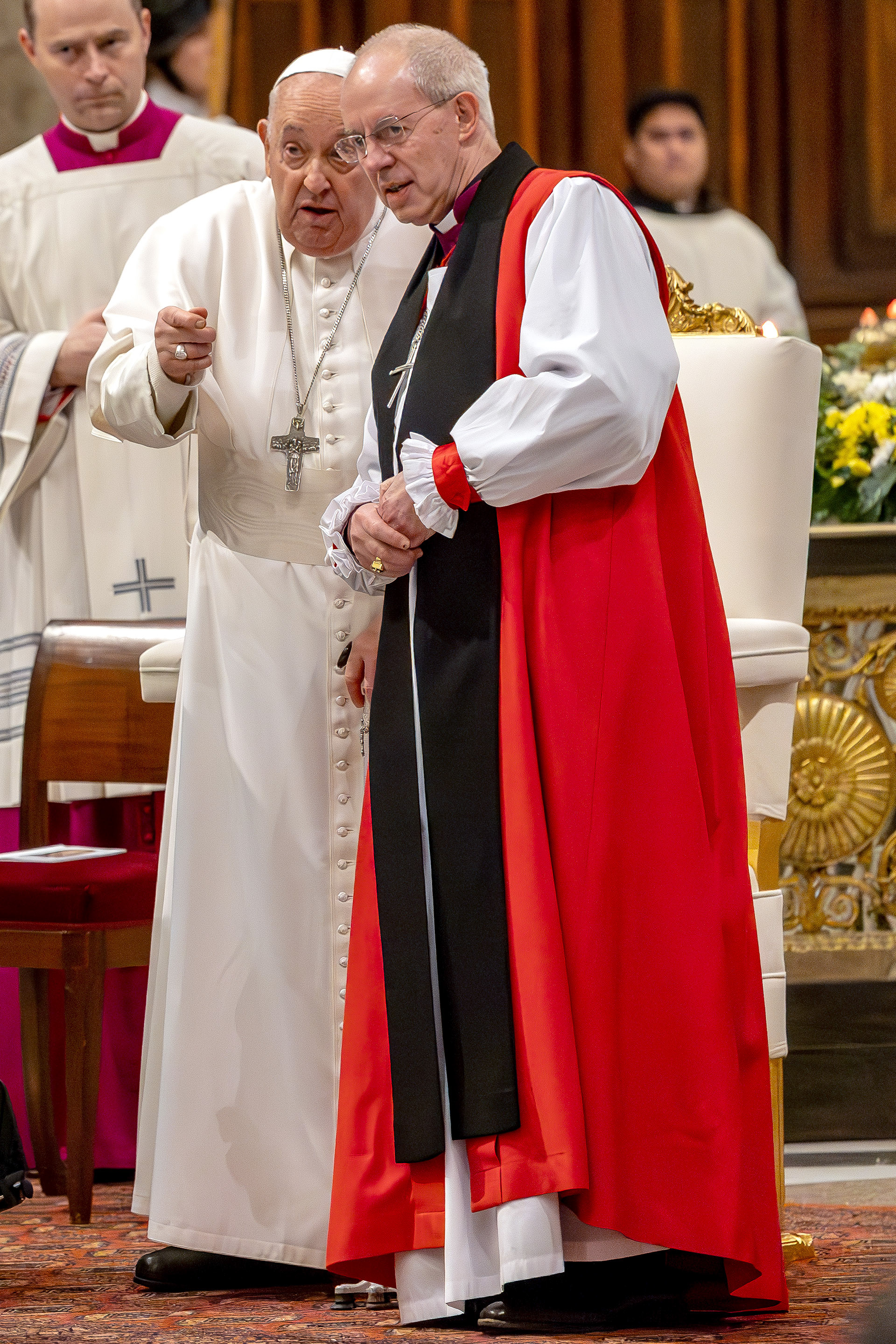 Pope Francis and The Archbishop of Canterbury in Rome