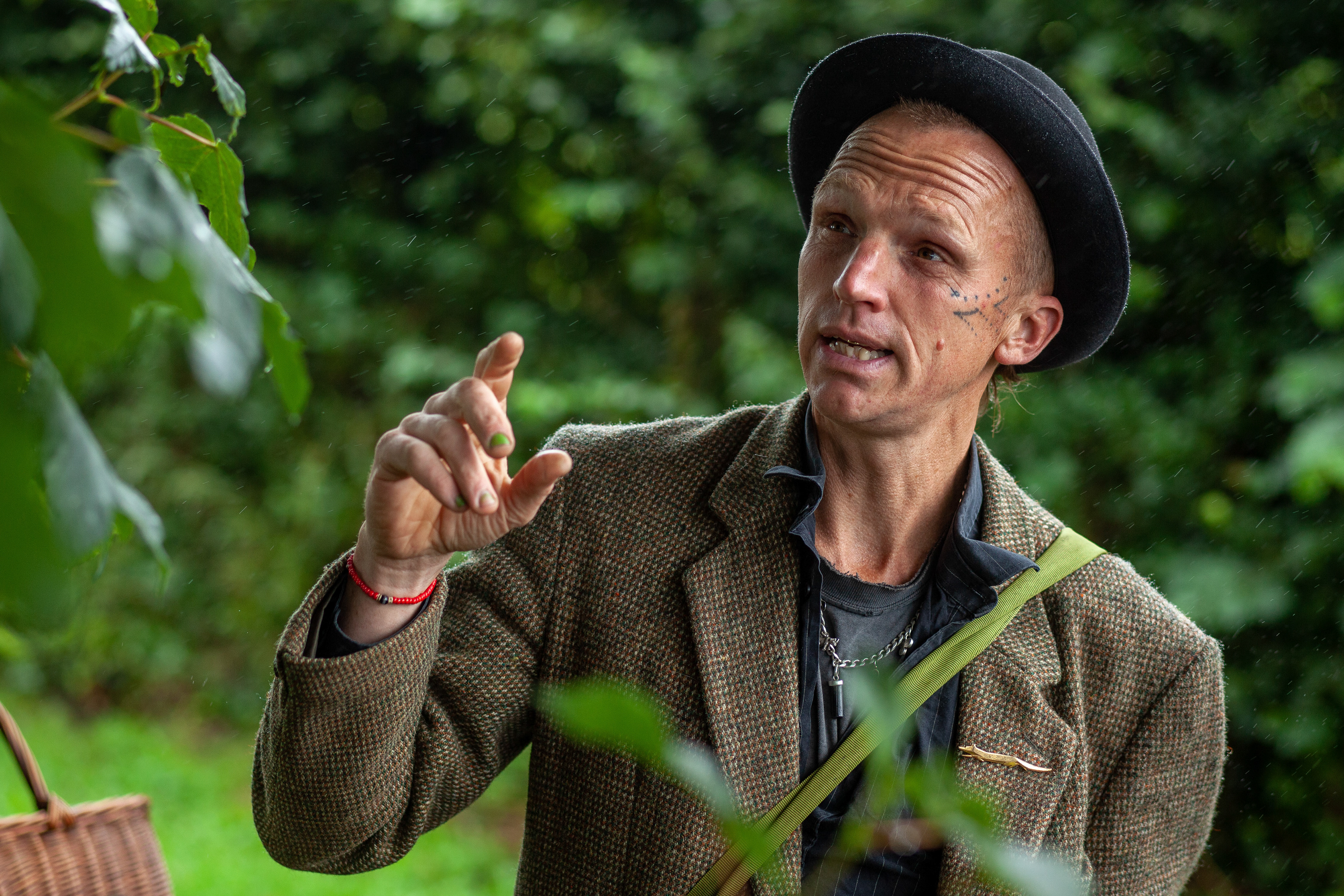 Theo Langton, food forager, Dorset