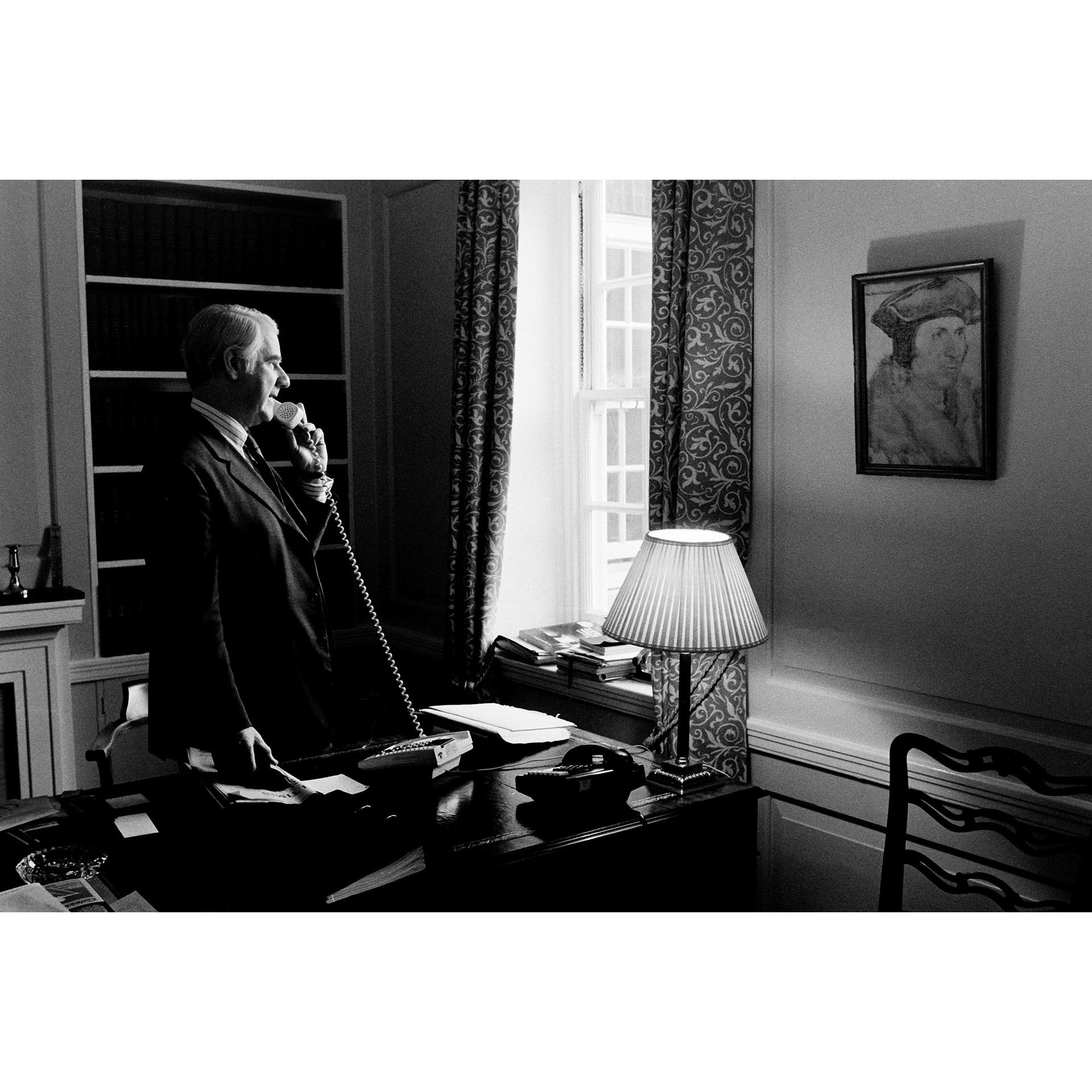 Desmond Fennel QC, Chairman of the King's Cross Inquiry, London. 1988