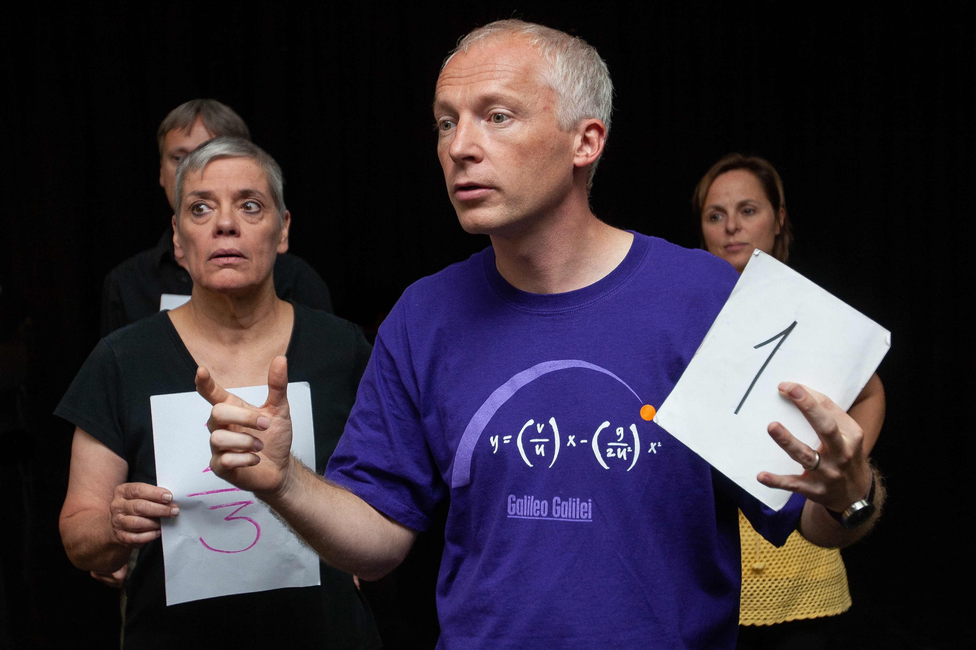 Professor Marcus du Sautoy leads a workshop at The Barbican, London