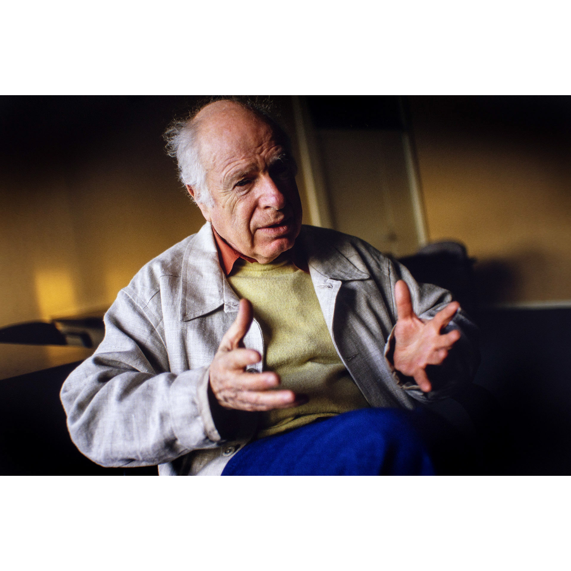 Peter Brook, film and theatre director, London