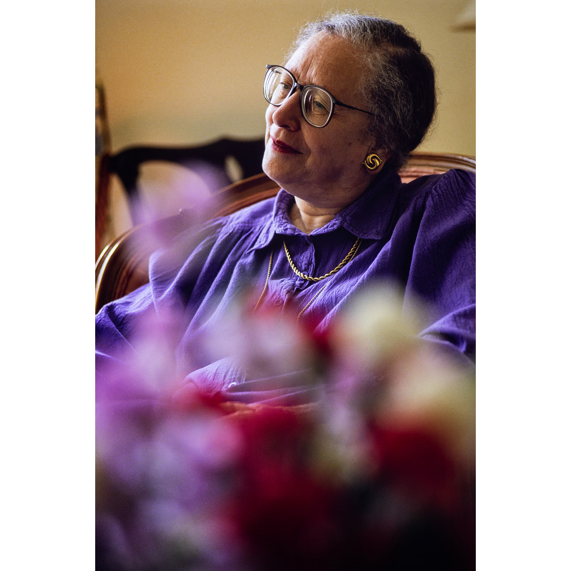 Carolyn Gold Heilbrun, academic and author, London. 1994