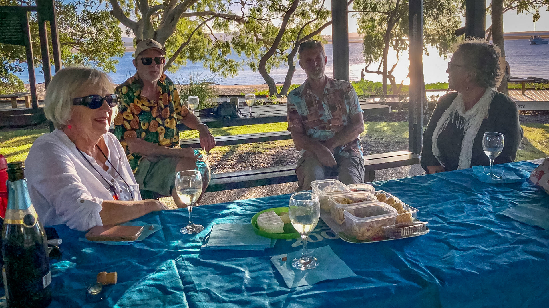 Relaxation with the sunset