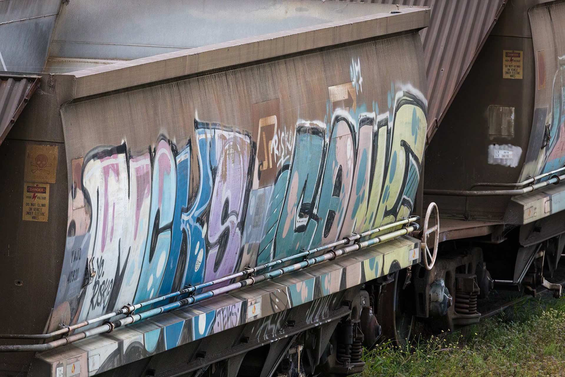 Rail Wagon Grafitti