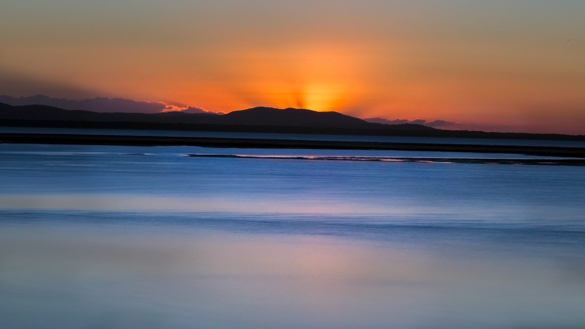 The sunset at Seventeen Seventy