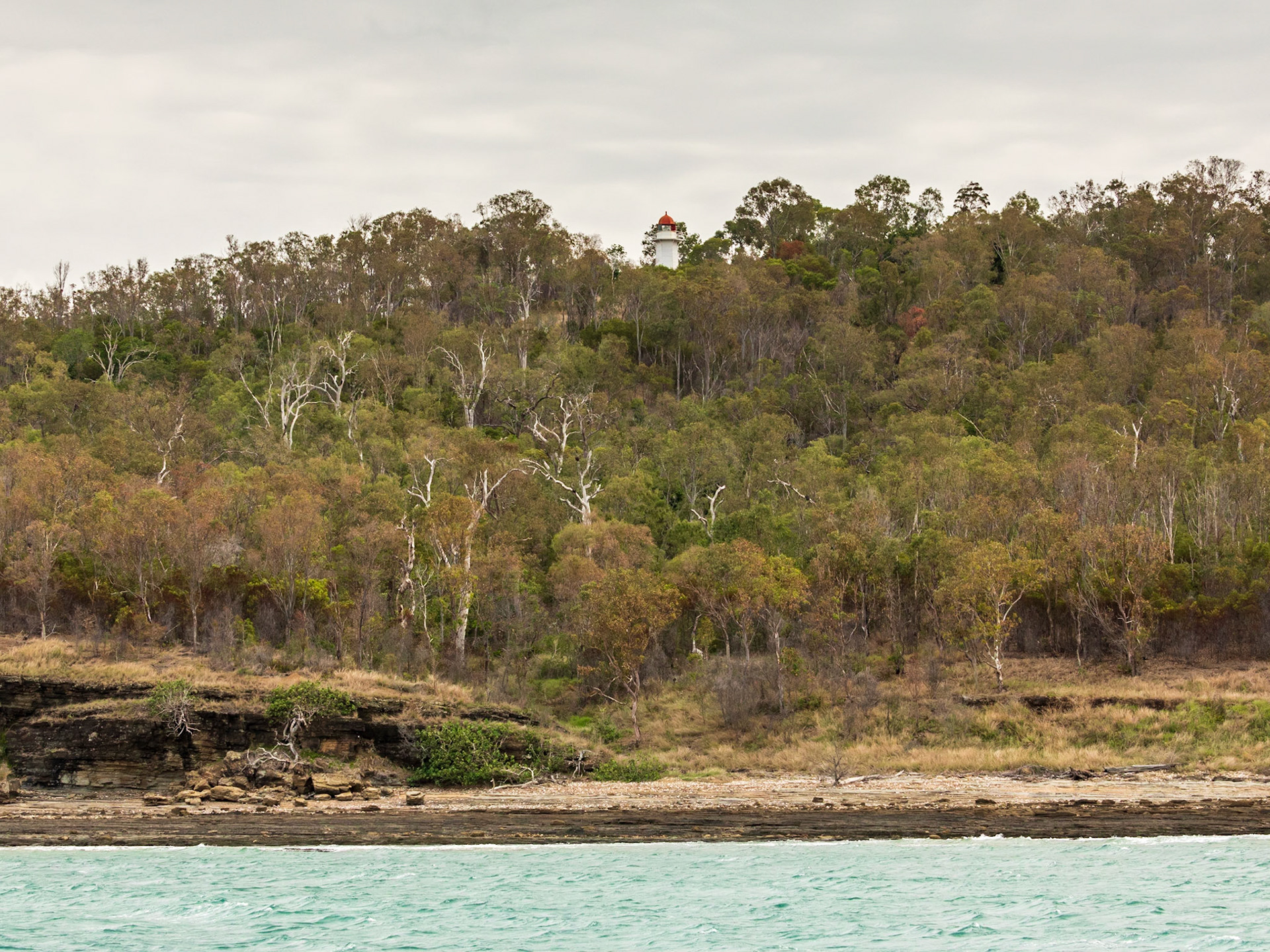 Woody Island (Tooliewah): Middle Bluff Lighthouse