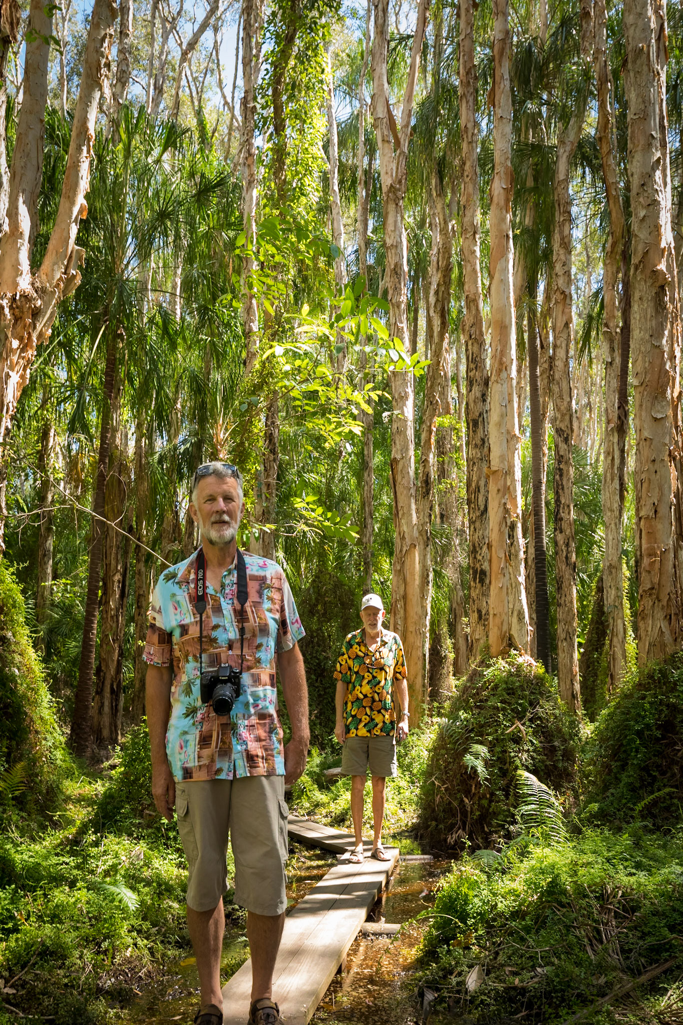 Trevor and John, Stringybark Forest Boardwalk