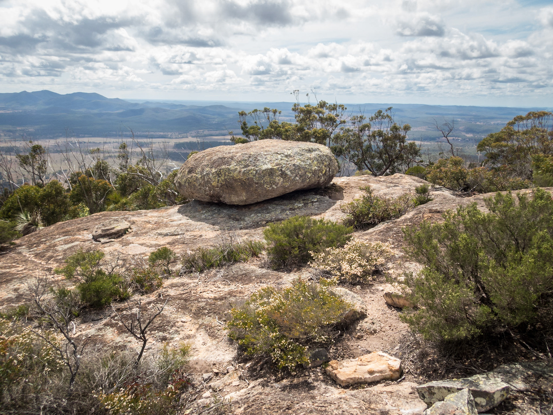 A view from the summit of Mount Walsh