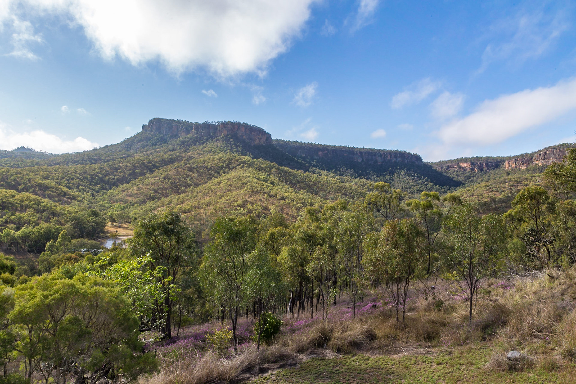 Bluff above Lake Cania