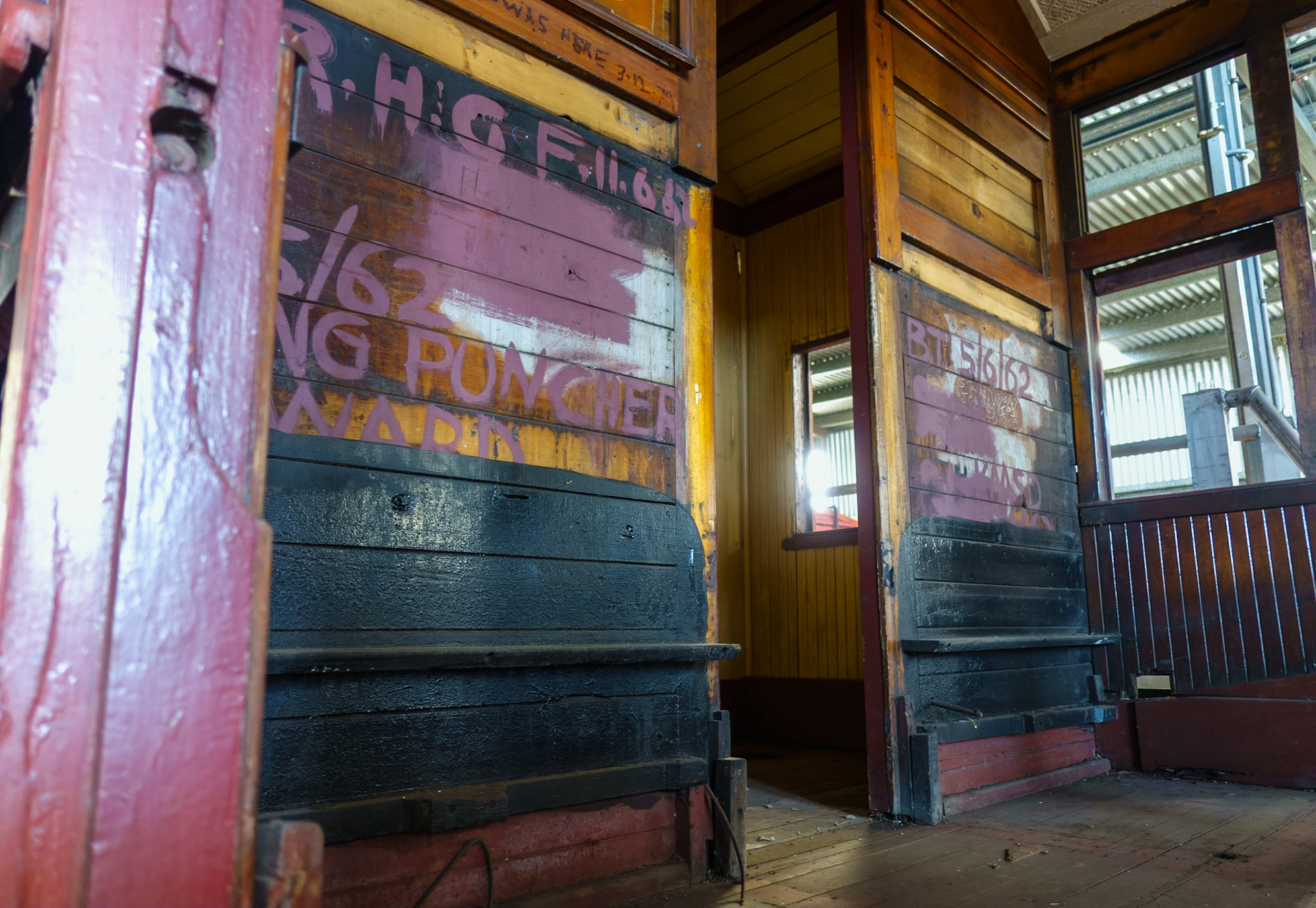 Mary Valley Rattler; locomotives shed, maintenance and restorations workshop.
